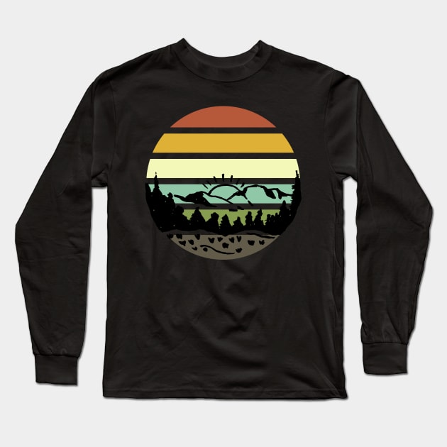 Camp Know Where Long Sleeve T-Shirt by Maroon55